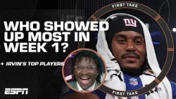 Michael Irvin’s TOP PLAYMAKERS of Week 1 of the NFL season 📈 | First Take