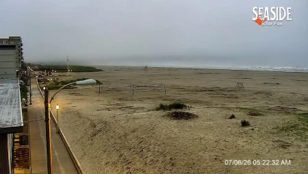 Seaside Beach Live Weather Cam on Oregon Coast