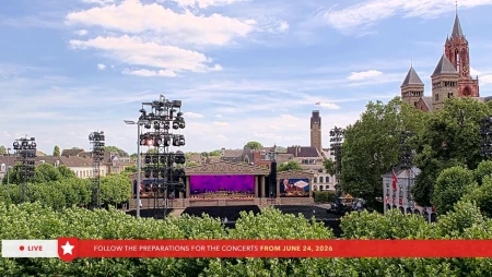 Vrijthof Square - Stage Construction