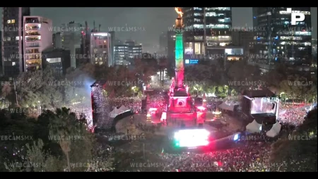 Mexico City - Angel of Independence Celebration